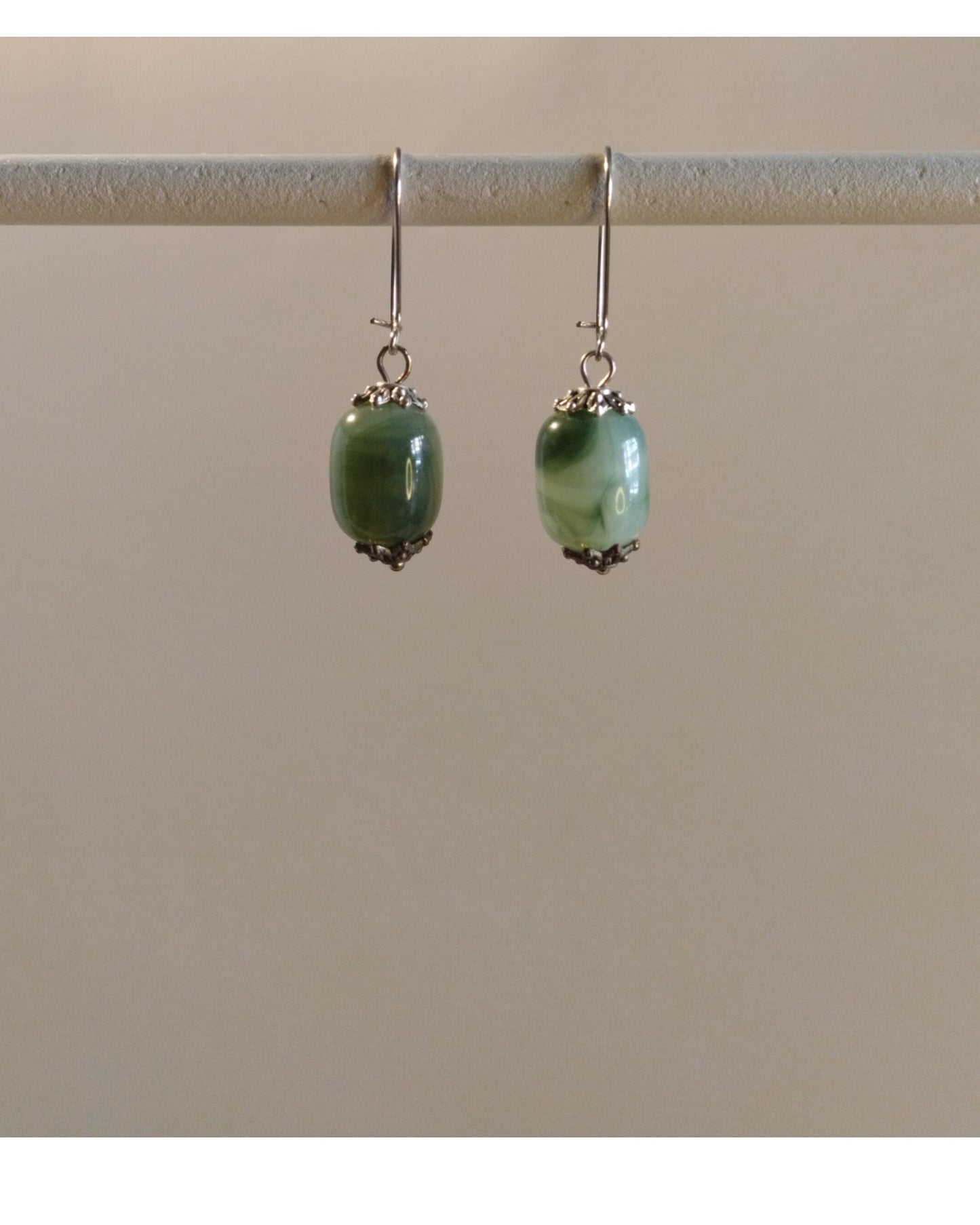 Σκουλαρίκια Πράσινη Πέτρα