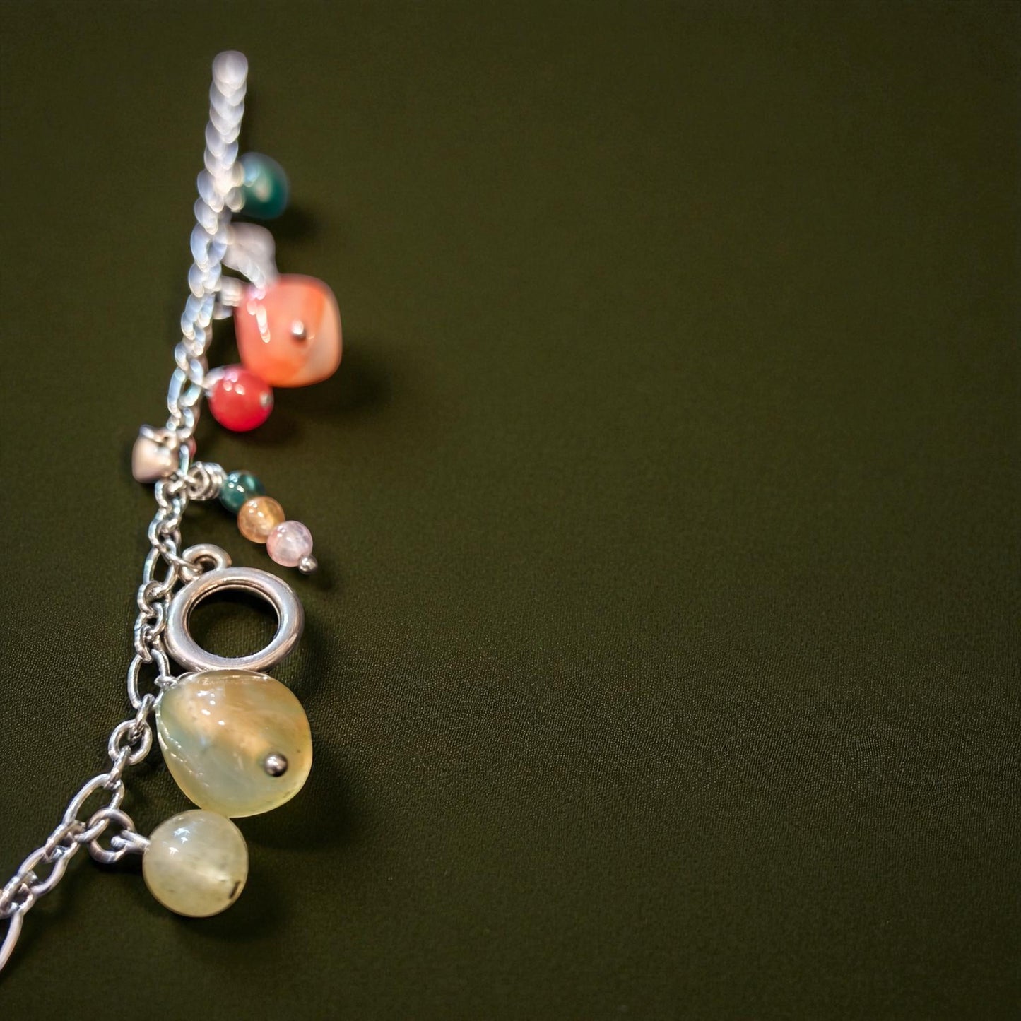 Κολιέ με Πολύχρωμα Charms και Αερόστατο