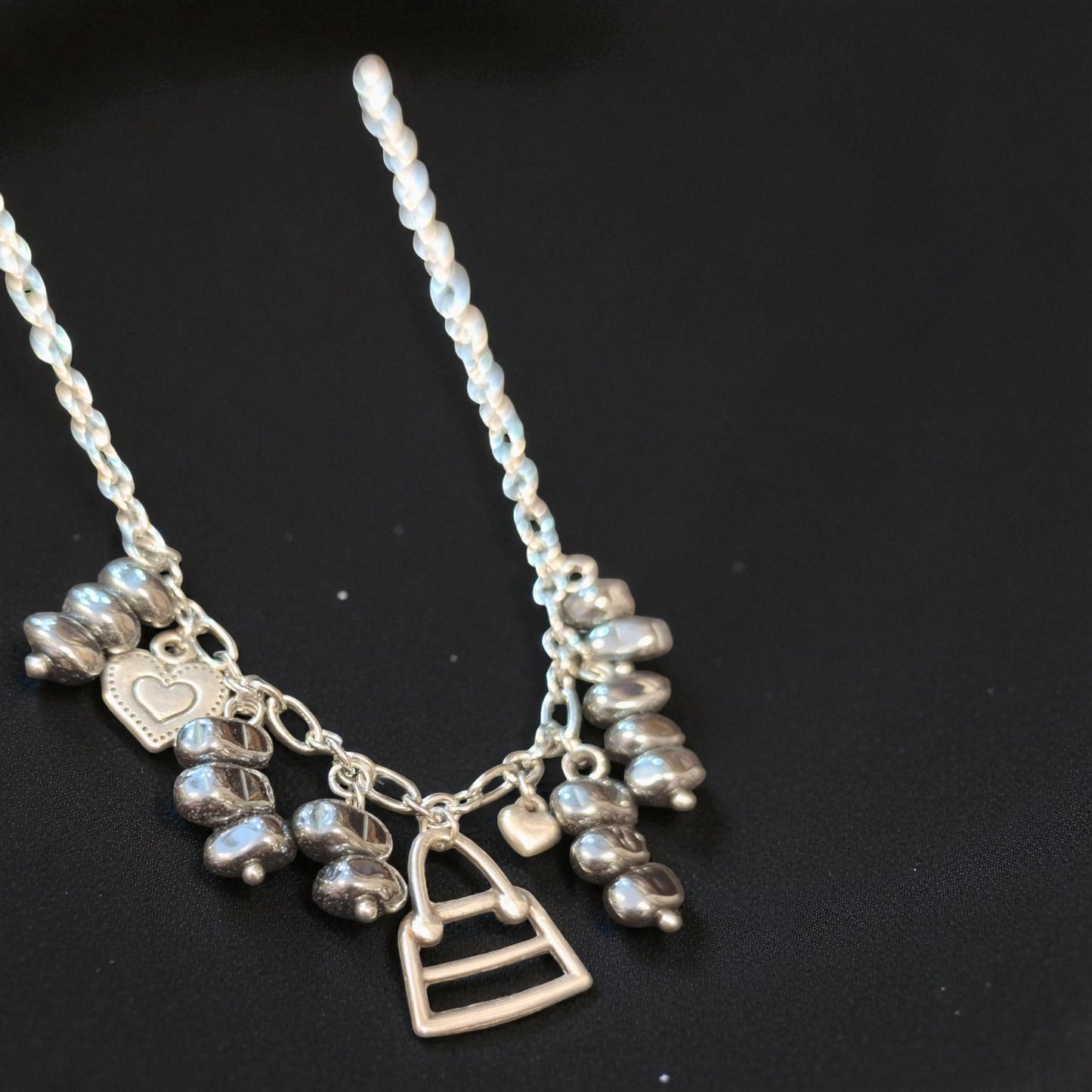 Κολιέ με Charms και Αιματίτη