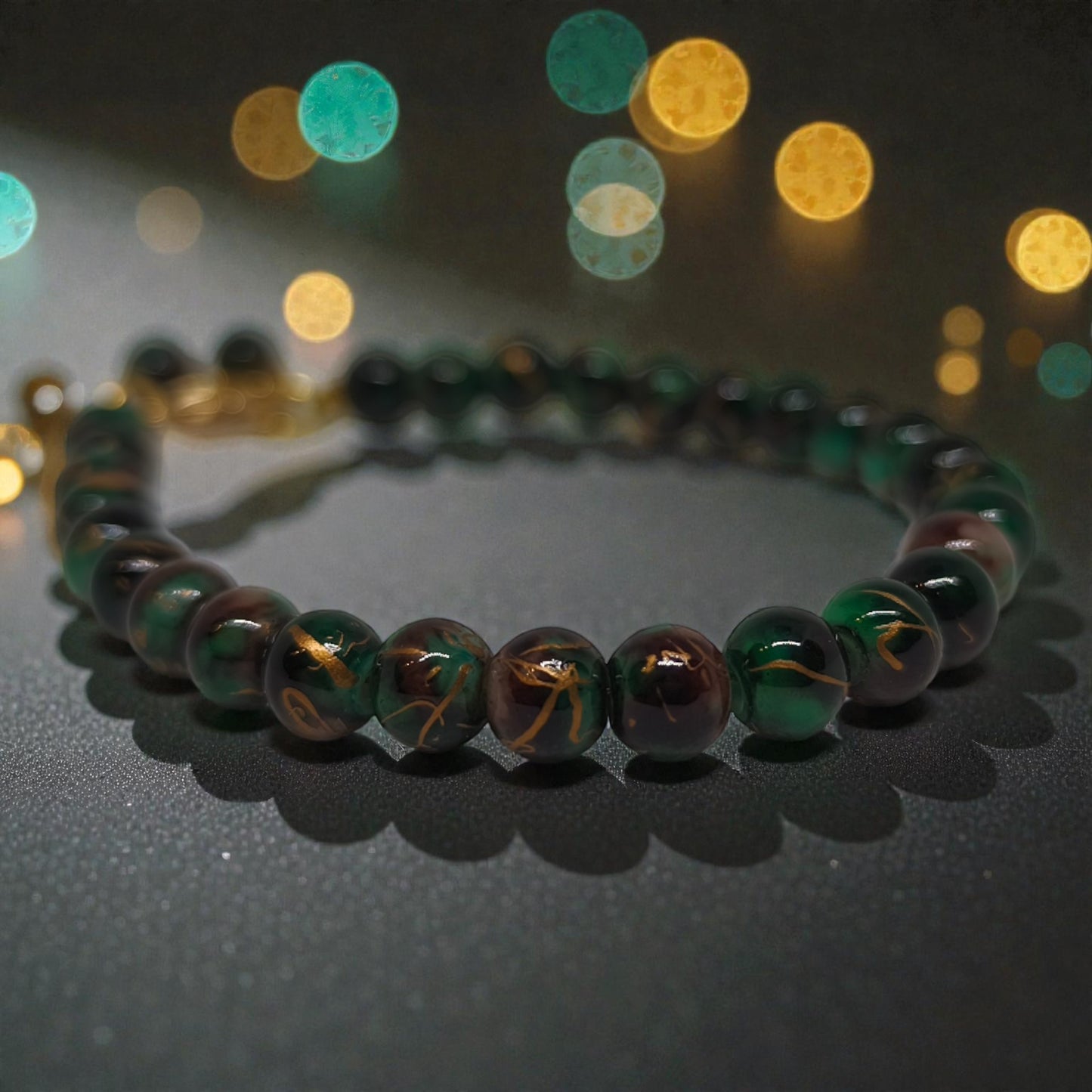 Βραχιόλι με Γυάλινες Χάντρες