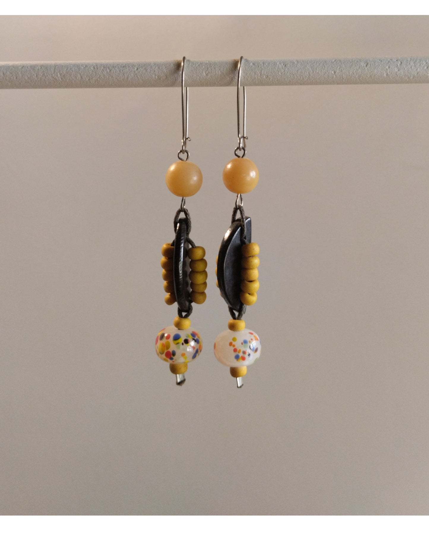 Σκουλαρίκια Πολύχρωμα Χάντρες