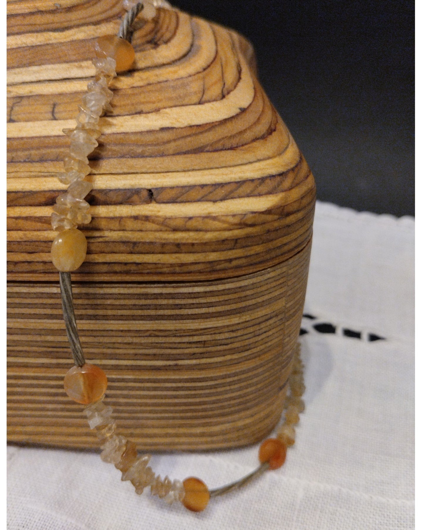 Κολιέ με Κίτρινες Πέτρες