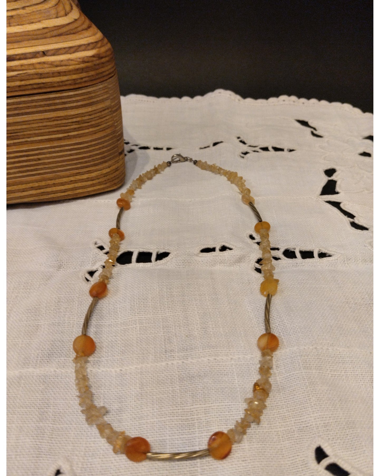 Κολιέ με Κίτρινες Πέτρες