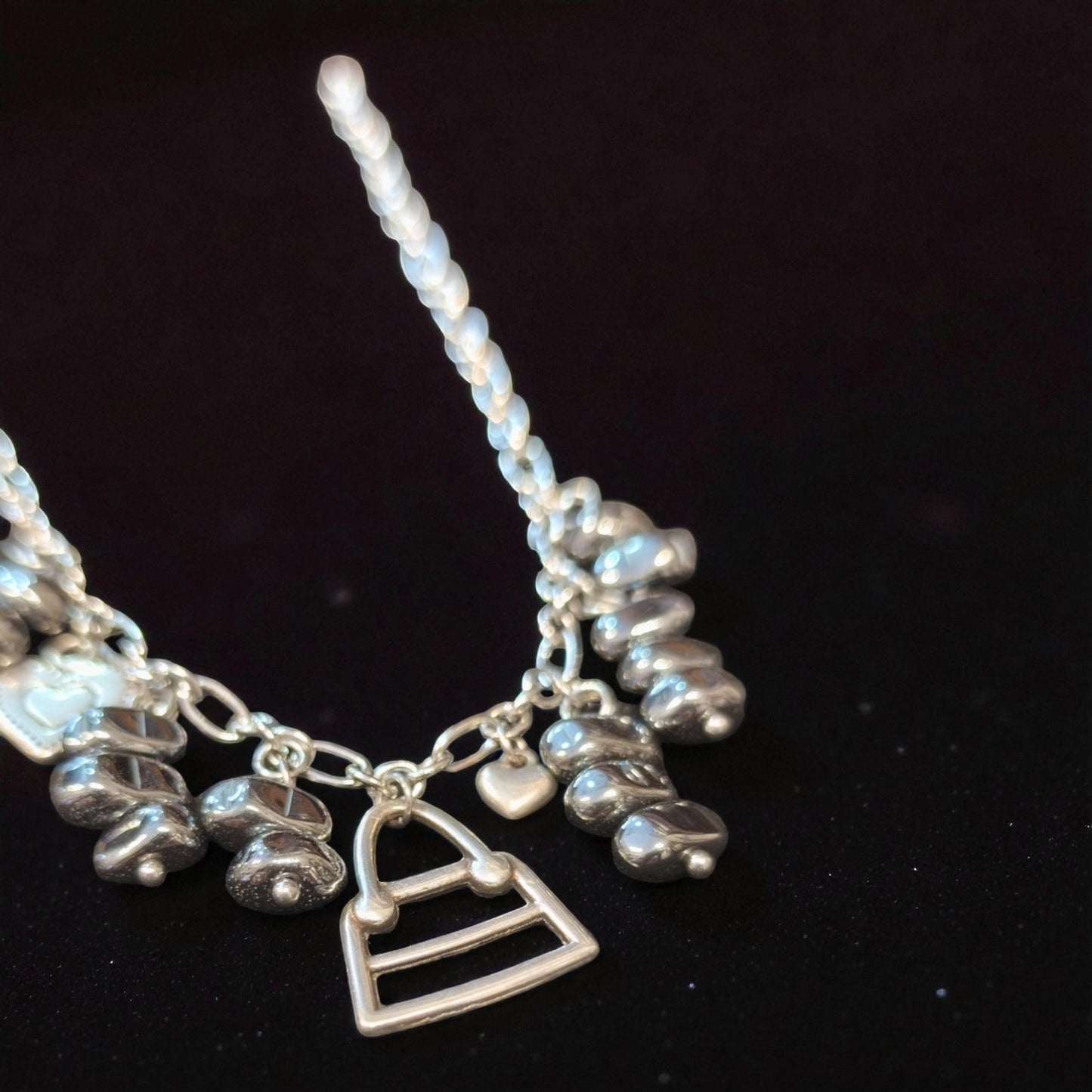 Κολιέ με Charms και Αιματίτη