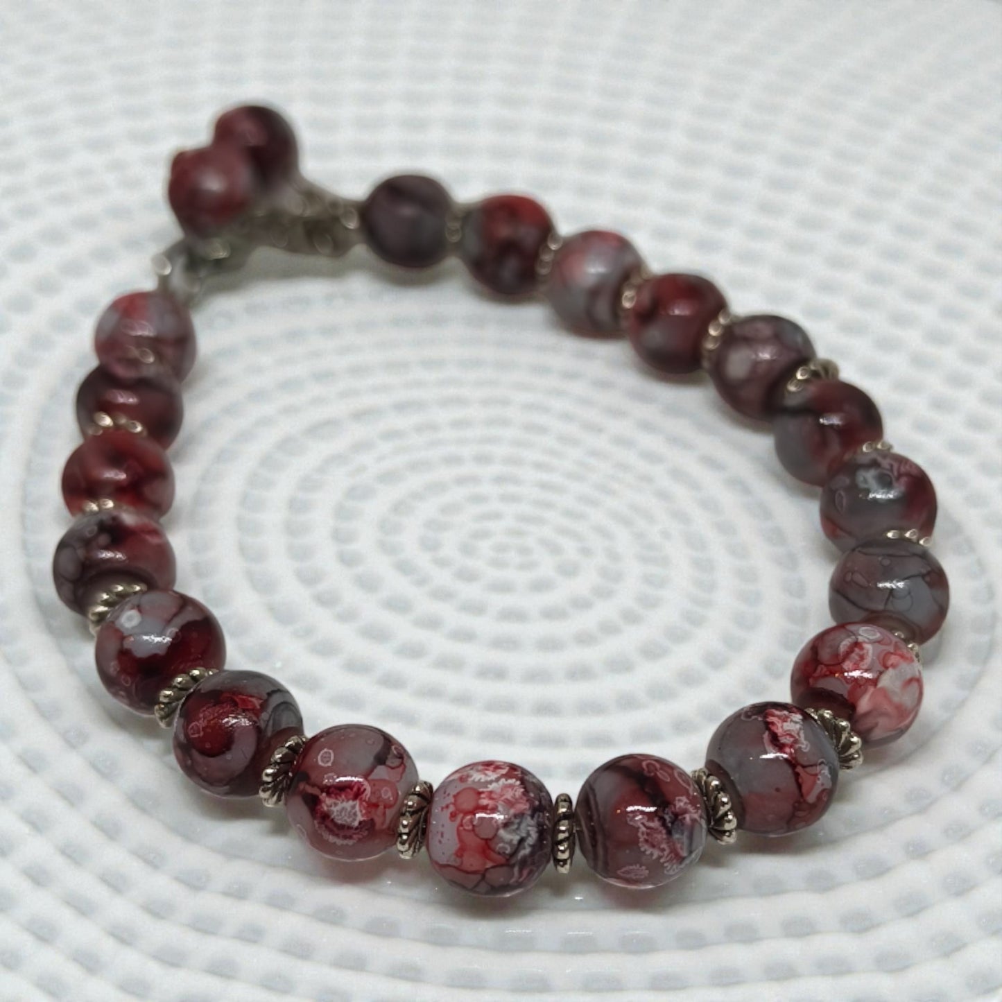 Βραχιόλι με Γυάλινες Χάντρες