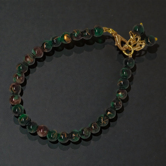 Βραχιόλι με Γυάλινες Χάντρες